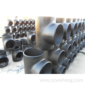 stainless/carbon steel equal/reducing pipe fittings barred tee